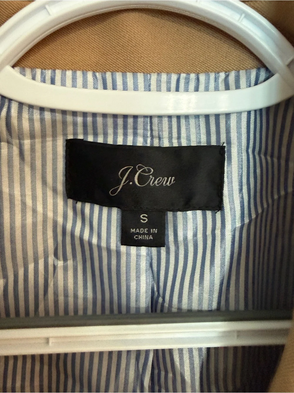 J.Crew schoolboy Camel Two Button Blazer Jacket Size Small 25585